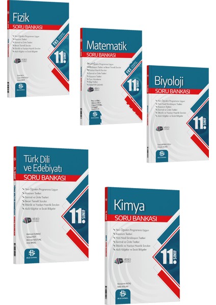 11. Sınıf Fizik Kimya Biyoloji Matematik Edebiyat Soru Bankası Seti 2026