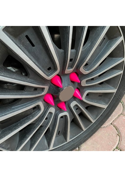 Sivri Mermi Bijon Kapağı Sökme Aparatlı 20 Li Set 17 Mm-19 mm Pembe fiyatları