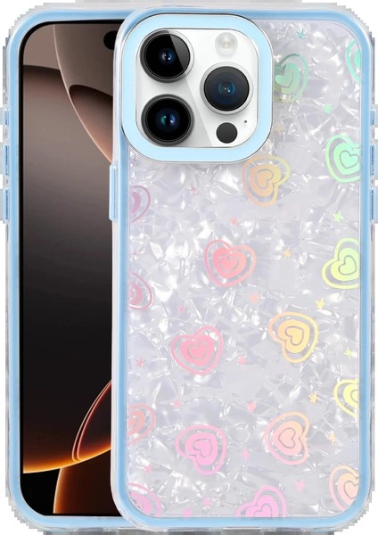 Bfs Apple iPhone 14 Pro Max Lumi Desenli Kapak - Mavi
