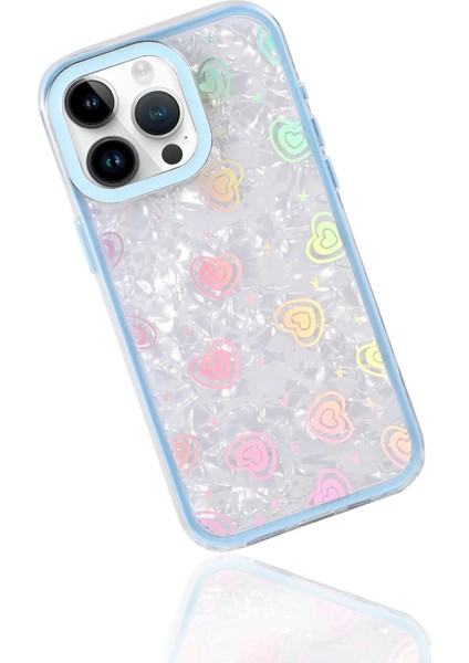 Bfs Apple iPhone 14 Pro Max Lumi Desenli Kapak - Mavi fırsatları