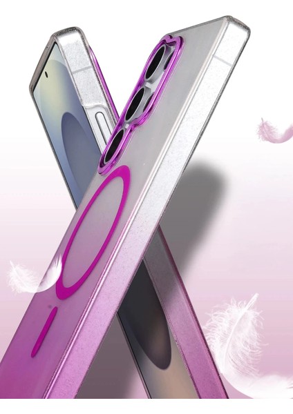 Bfs Samsung Galaxy S25 Ultra Glossy Magsafe Kapak - Mor modelleri