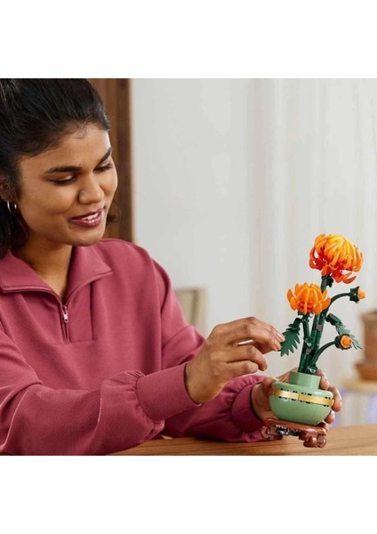 Bfs 10368 LEGO Icons - Krizantem - Chrysanthemum 278 Parça +18 Yaş indirimleri