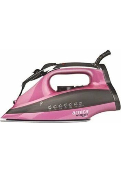 3000 W Güçlü Şok Buharlı Ütü, Renkli ve Kullanışlı, Pratik Ütü Deneyimi Sağlar.