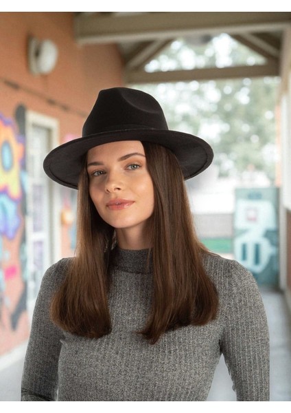 Kadın Siyah Panama Şapka – Şık ve Zarif Tasarım indirimleri