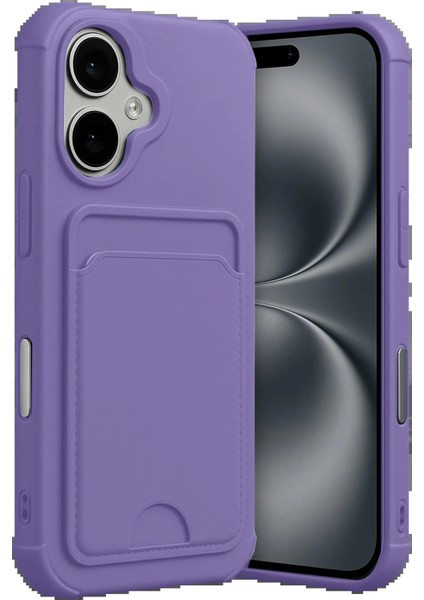 Bfs Apple iPhone 17 Kelvin Kartvizitli Silikon - Lila