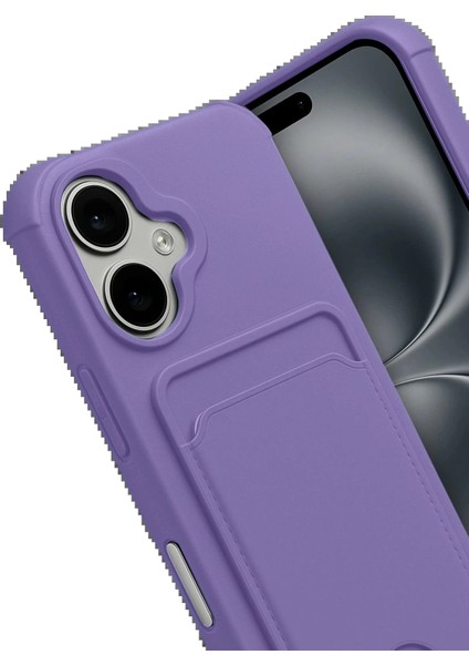 Bfs Apple iPhone 17 Kelvin Kartvizitli Silikon - Lila modelleri