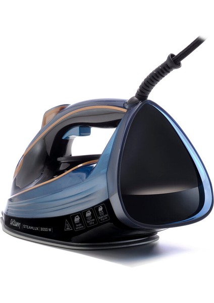 Mavi Buharlı Ütü, Seramik Taban, 3000W, Hızlı ve Etkili Ütüleme