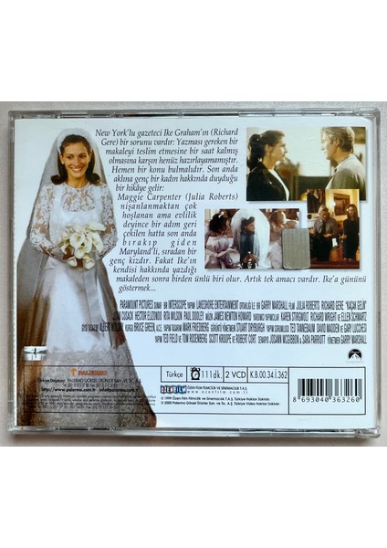Kaçak Gelin Julia Roberts Richard Gere VCD (Orijnal Dönem Baskı Vcd) fiyatları
