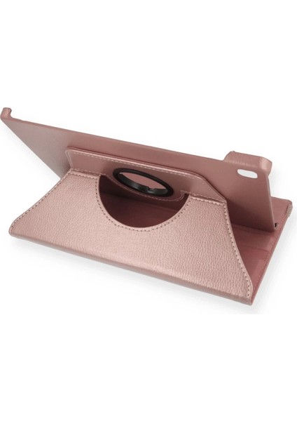 Bfs Samsung Galaxy Tab A7 10.4 Kılıf 360 Tablet Deri Kılıf - Rose Gold