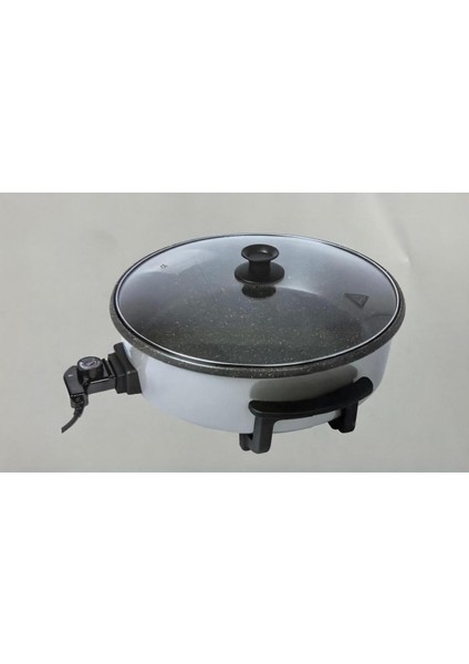 Gri Elektrikli Tencere, 40 Cm, 5 Kademe Isı Ayar, Pratik ve Şık Kullanım modelleri