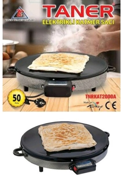 Elektrikli Büyük Katmer Sacı, Yüksek Performans, Dayanıklı ve Kullanışlı