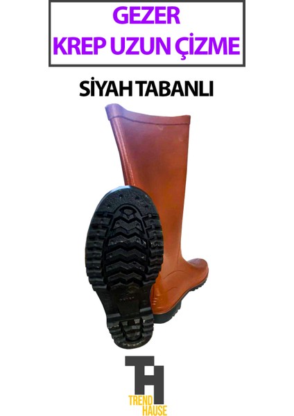 Gezer Krep Uzun Çizme Siyah Tabanlı fiyatları