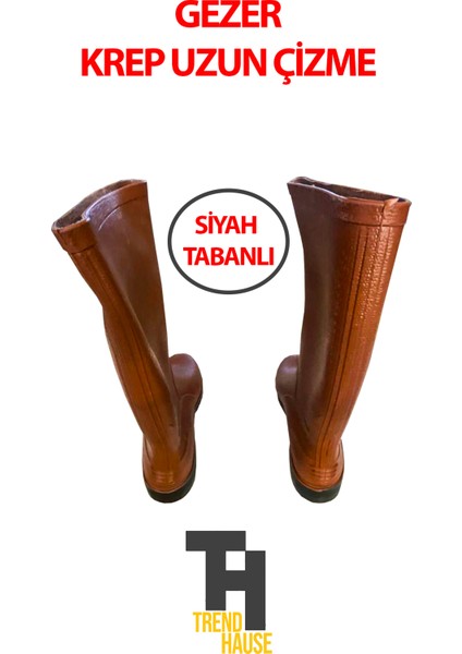 Gezer Krep Uzun Çizme Siyah Tabanlı modelleri