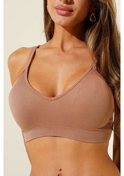 Vizon Light Invisible V Kesim Dikişsiz Sütyen