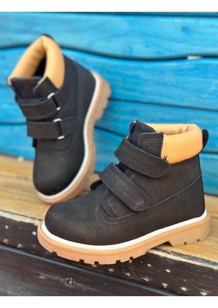 Hakiki Deri Çocuk Bot, Çocuk Bantlı Bot, Ortopedik Tabanlı Çocuk Bot