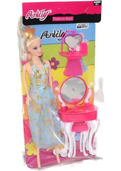 Bfs 02260 Oydaş, Anlily Makyaj Masalı Bebek / Kartela / +3 Yaş