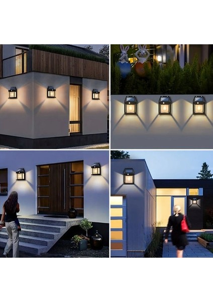 Güneş Enerjili Duvar Lambası, Hareket Sensörlü S-50 modelleri