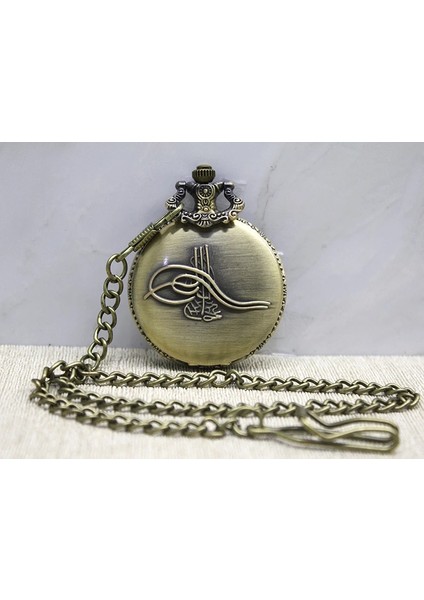 Osmanlı Tuğralı Köstekli Saat ALK3981