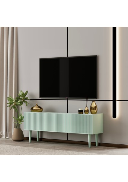 Capella Tv Ünitesi Mdf 120 cm Ayaklı Kapaklı Raflı fiyatları