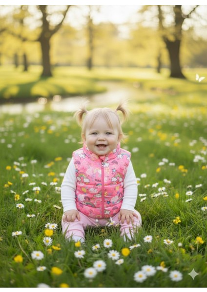Laura Baby Renkli Sevimli Desen Kız Bebek/çocuk Şişme Yelek fiyatları