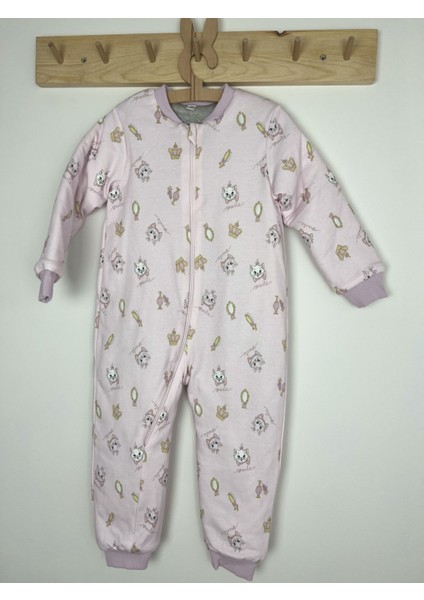 Marle Pembe Kedi Pamuklu Bacaklı 2.5 Tog Çocuk Uyku Tulumu