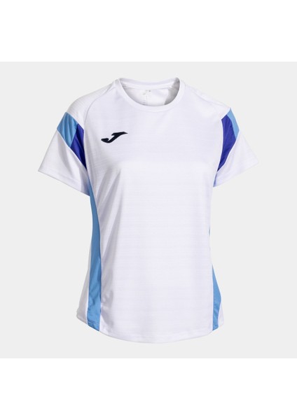 Montreal Kadın Sıfır Yaka Beyaz Spor Tişört