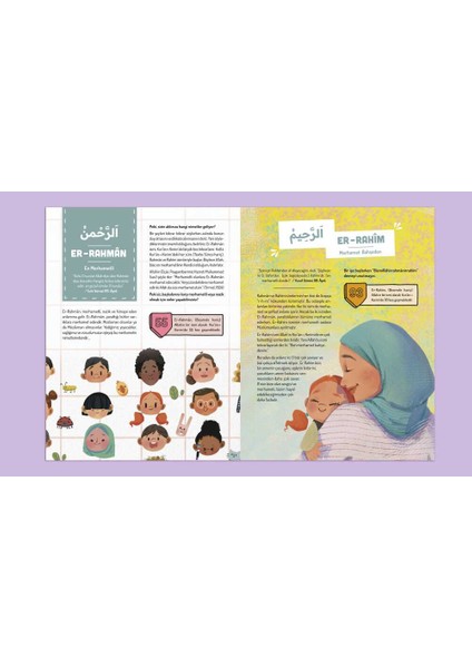 Esmâü'l Hüsnâ Atlası, Jenny Molendyk Divleli,çocuklar Için Eğitici ve Öğretici Kitap modelleri