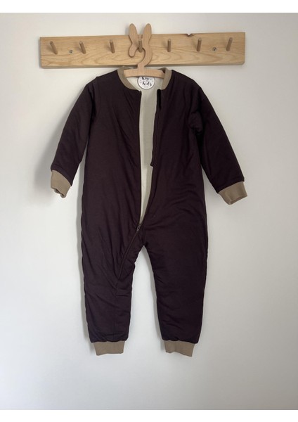 Kahverengi Pamuklu Bacaklı 2.5 Tog Çocuk Uyku Tulumu