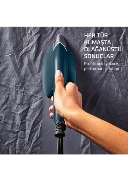 Iki Işlevli Buharlı Ütü ve Düzleştirici, Mavi Renkli, Pratik ve Etkili Kullanım fırsatları