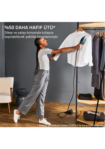 Iki Işlevli Buharlı Ütü ve Düzleştirici, Mavi Renkli, Pratik ve Etkili Kullanım indirimleri