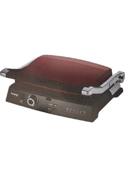 Kırmızı Renkli Tost ve Izgara Makinesi, Lezzetli Atıştırmalıklar Için Ideal