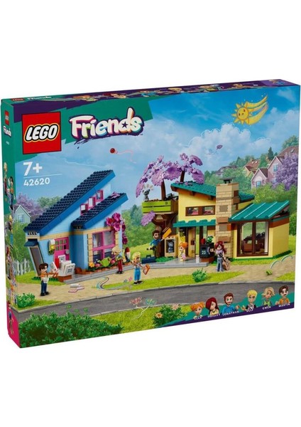 Bfs 42620 Lego® Friends Olly ve Paisley'nin Aile Evleri 1126 Parça +7 Yaş
