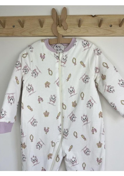 Marle Beyaz Kedi Pamuklu Bacaklı 2.5 Tog Çocuk Uyku Tulumu fiyatları