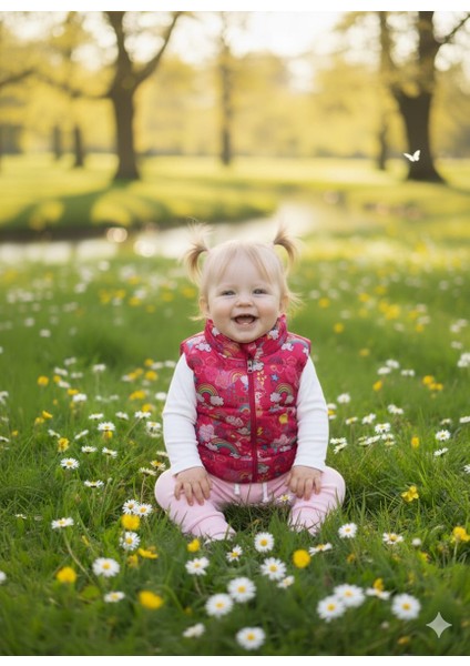 Laura Baby Renkli Sevimli Desen Kız Bebek/çocuk Şişme Yelek fiyatları