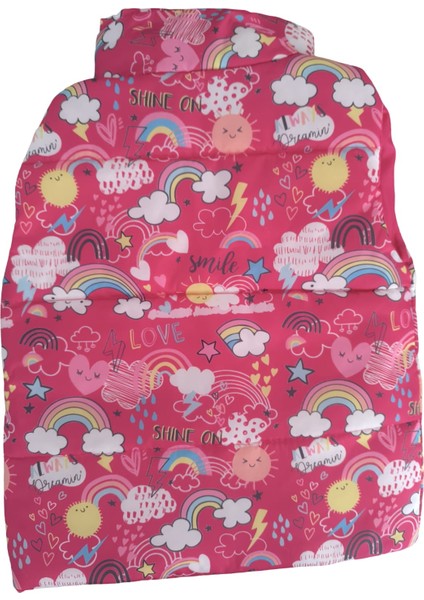 Laura Baby Renkli Sevimli Desen Kız Bebek/çocuk Şişme Yelek