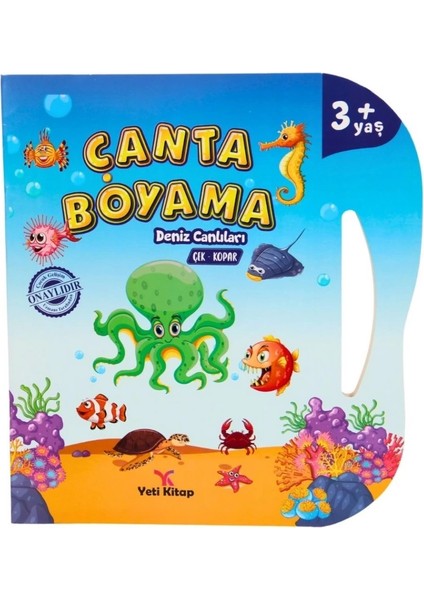 Bfs Çanta Kitap Boyama Kitabı Deniz Canlıları