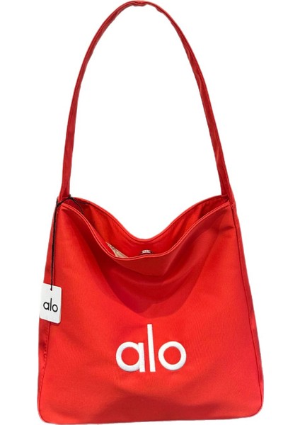 Kadınlar Için Alo Yoga Açık Hava Sporları Omuz Çantası Tote Çanta Su Geçirmez El Çantası (Yurt Dışından)