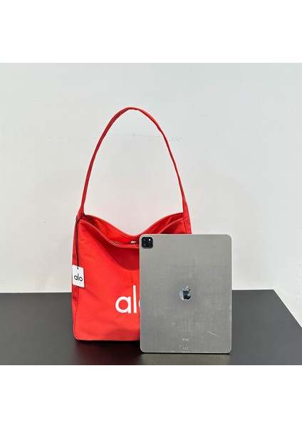 Kadınlar Için Alo Yoga Açık Hava Sporları Omuz Çantası Tote Çanta Su Geçirmez El Çantası (Yurt Dışından) indirimleri