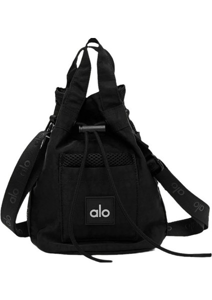 Alo Yoga Kova Çantası Kadın Eğlence Sporları Çapraz Askılı Mini Taşınabilir Açık Hava Saklama Çantası (Yurt Dışından)
