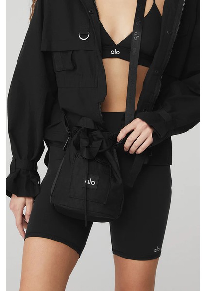 Alo Yoga Kova Çantası Kadın Eğlence Sporları Çapraz Askılı Mini Taşınabilir Açık Hava Saklama Çantası (Yurt Dışından) modelleri