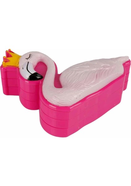 Bfs 2599 Flamingo Şekilli 3 Katlı Makyaj Güzellik Seti fırsatları