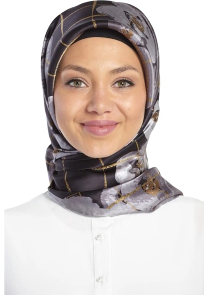 Nostalji Serisi Sura Ipek Eşarp 8144DS-04