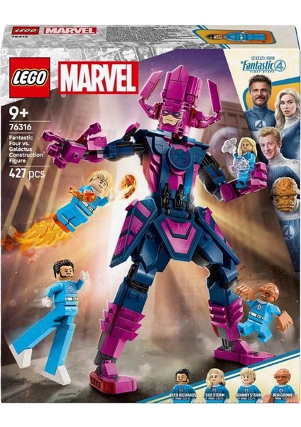 Bfs LEGO Marvel Fantastik Dörtlü, Galactus Yapım Figürüne Karşı 76316 modelleri