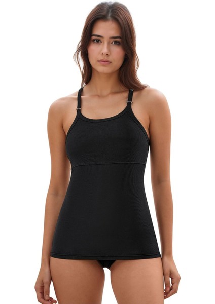 Kadın Kaşkorse Modal Pamuklu Likralı Pedli Askılı 2'li Atlet Q6K6K5T1KA fiyatları