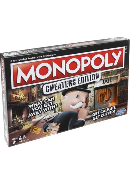 Bfs E1871 Hasbro Gaming - Monopoly Cheaters Edition +8 Yaş