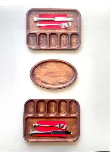 Noyelle Ahşap ( 1.sınıf Kalite Kayın Ağacı ) 3 Parça Kahvaltı Takımı, Kahvaltılık, Sunumluk fiyatları