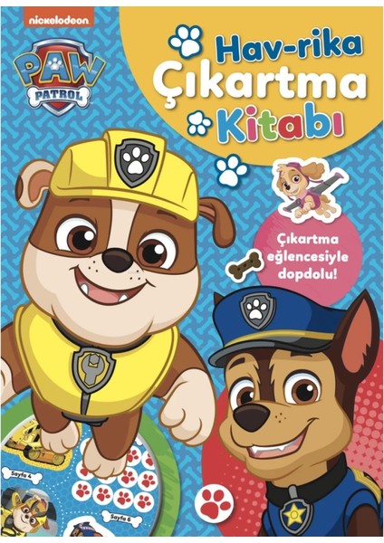 Bfs Paw Patrol Hav-Rika Çıkartma Kitabı 38109BT