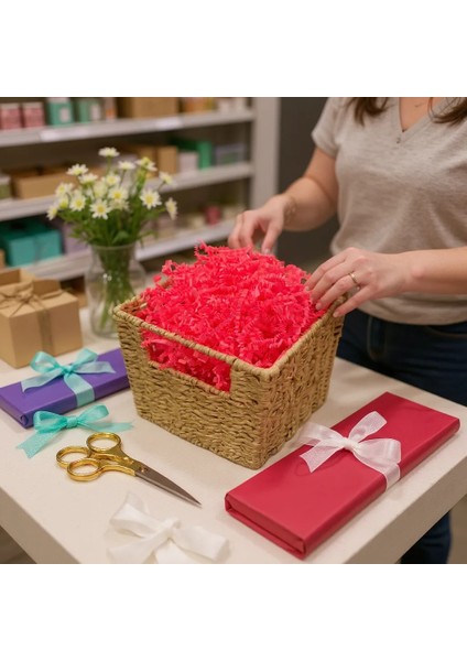 500 gr Zigzag Kırpık Kağıt , Kırpıntı Kağıt * Florasan Pembe
