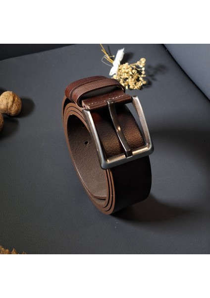 Hakiki Deri Erkek Spor Kemer 4.5 cm Metal Tokalı Kalın Kemer modelleri