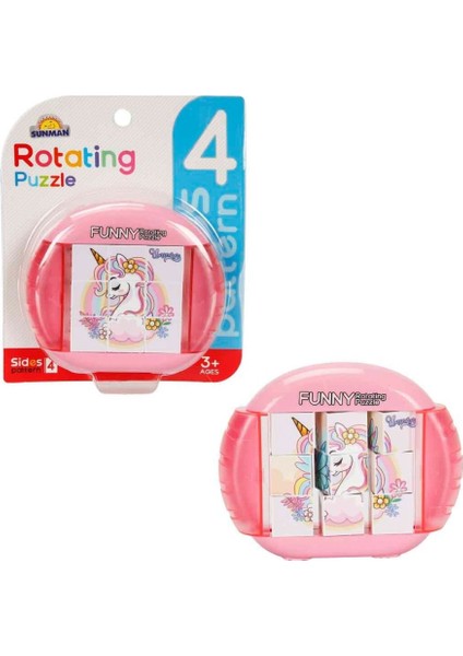 Nessiworld 4837 Sun-Yfn-Dönen Puzzle Unıcorn Temalı
